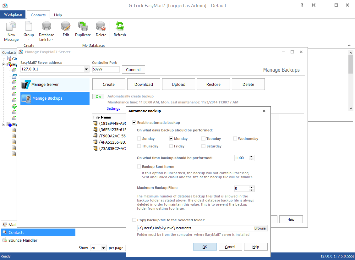 Easily Backup and Restore Your Database
