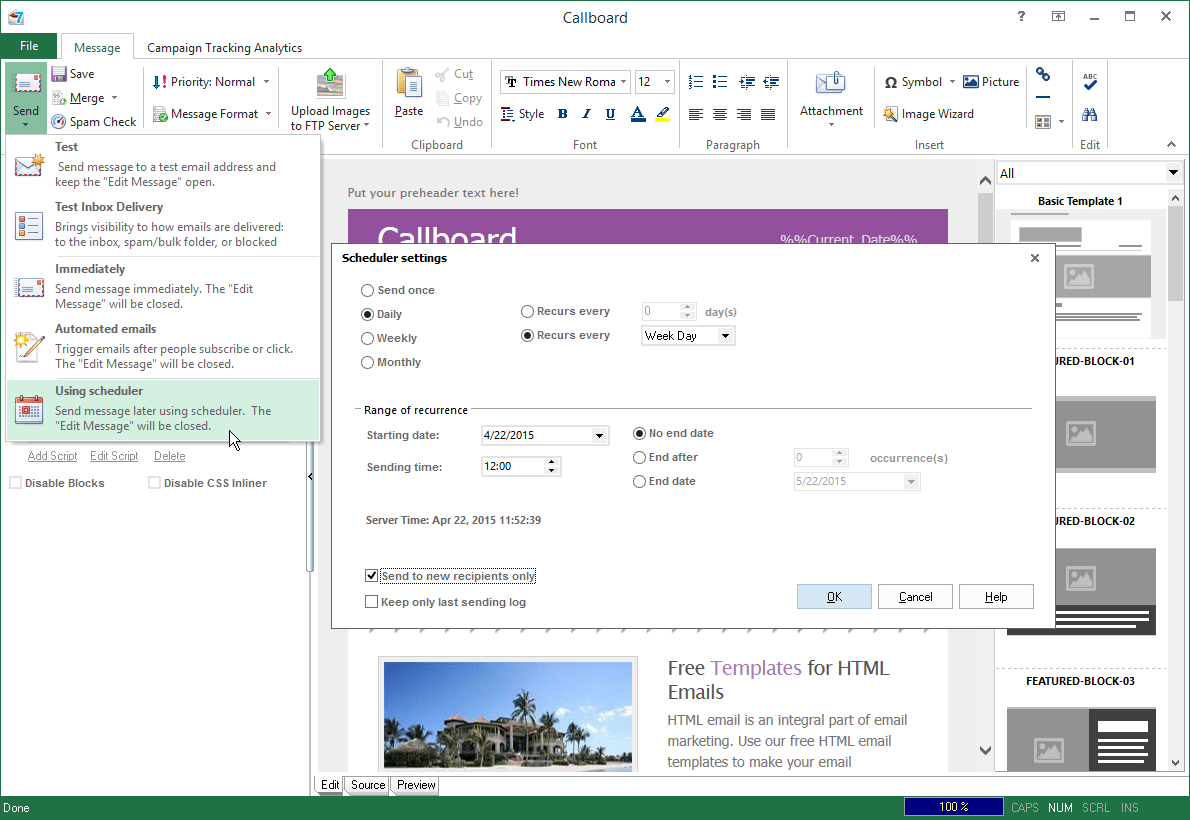 Schedule Your Email Campaign for Any Time or Day